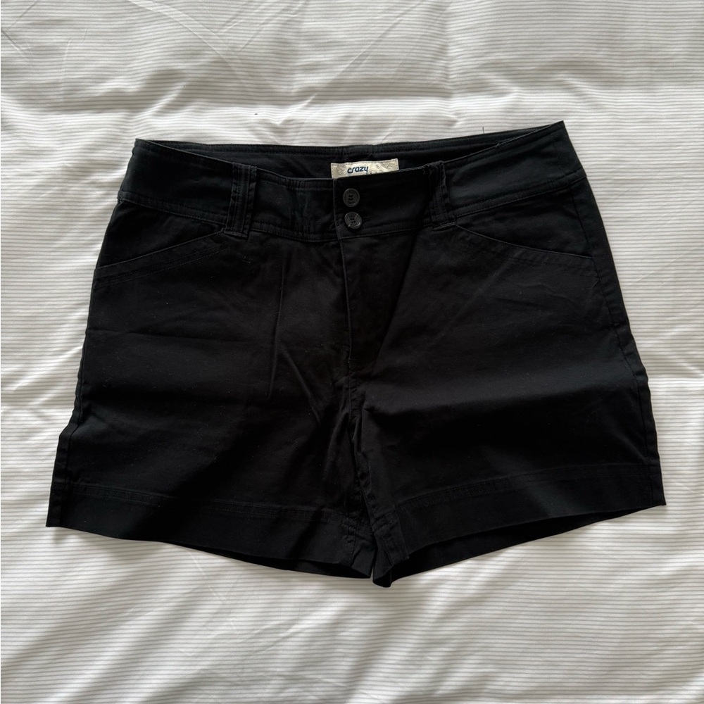 2/$30 Crazy Shirt Black Shorts size 8